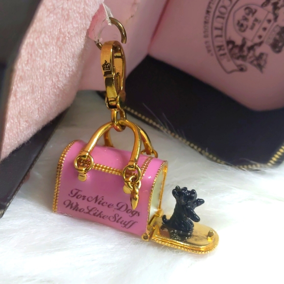 Juicy Couture Jewelry - Vintage Juicy Couture Dog Carrier Charm